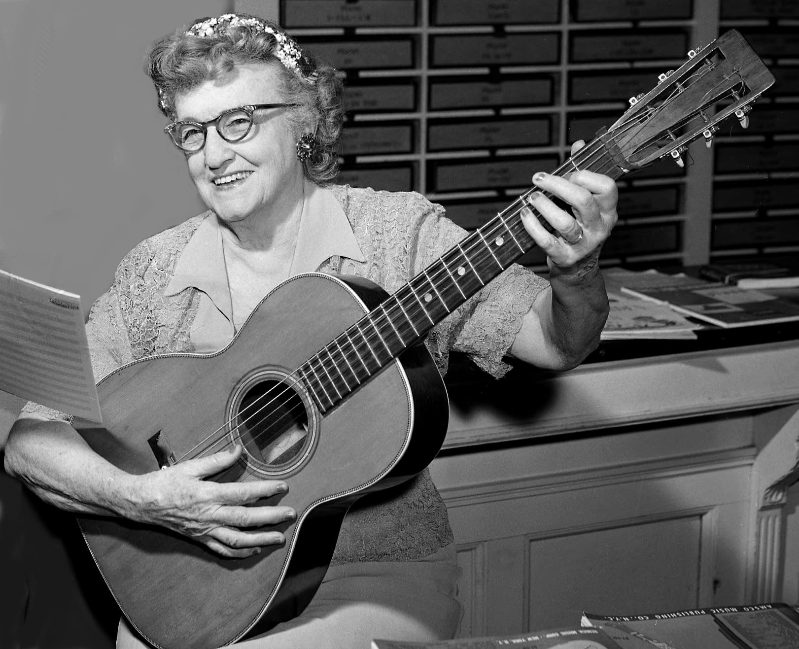 May K McCord with guitar